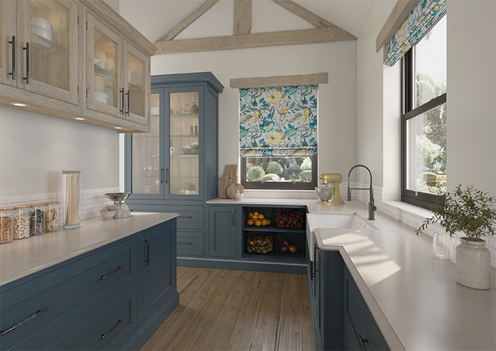 Morton, Teal - Roman Blind - Image 6